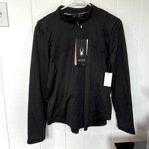 Spyder Active Black long sleeved workout top
